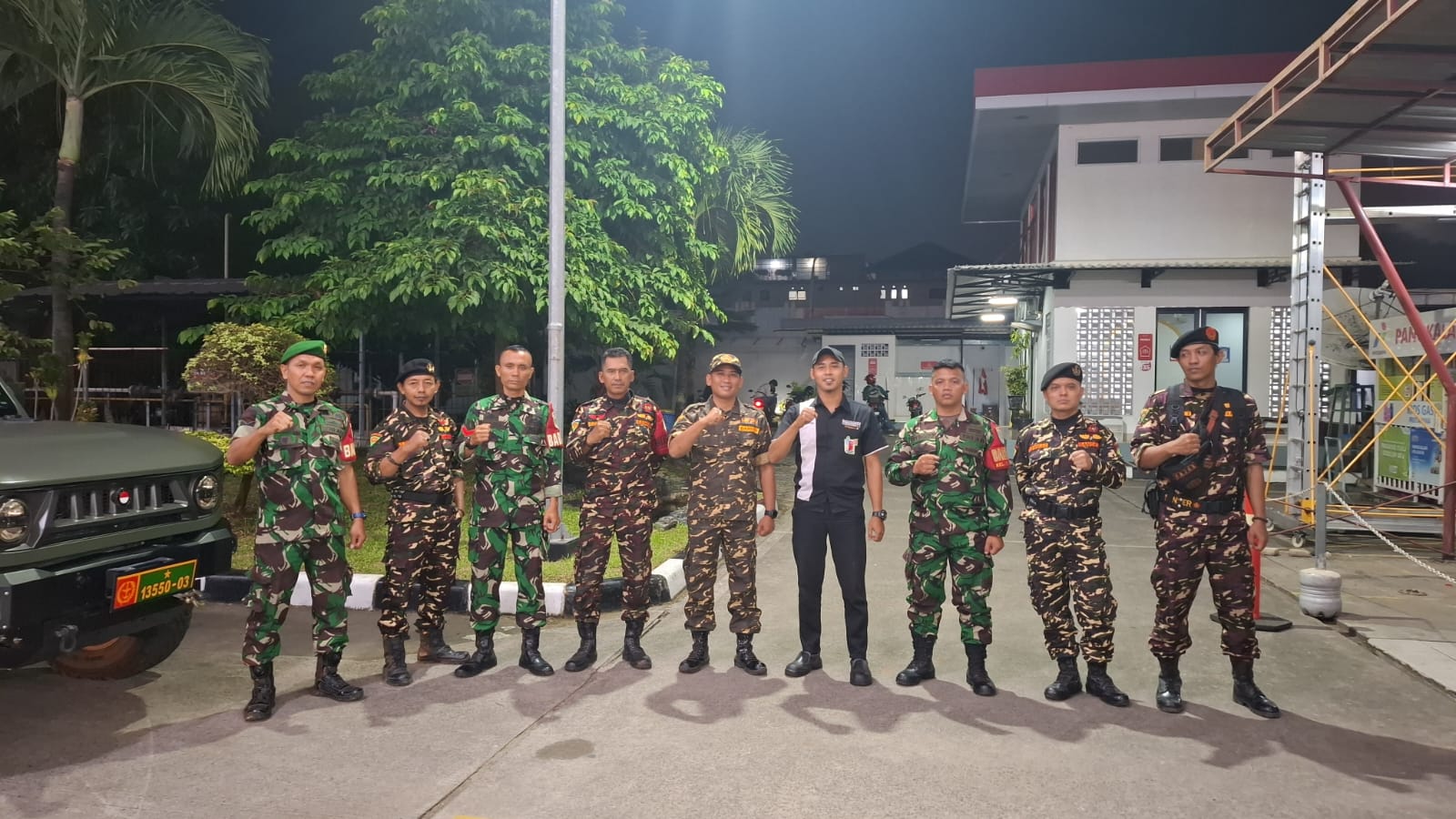 Malam Takbir, Kodim 0506/Tgr Bersama Komduk Patroli Kamtibmas