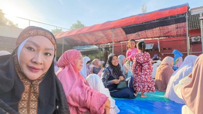Kapolsek Megamendung Bersama Anggota Beri Pelayanan Yang Terbaik Kepada Masyarakat Dalam Pengamanan Sholat Idul Adha 1447 H /2026M