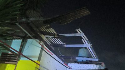 Puting Beliung Rusak 39 Rumah, Babinsa Pelda Satria WK dan BPBD Bergerak Cepat  ‎