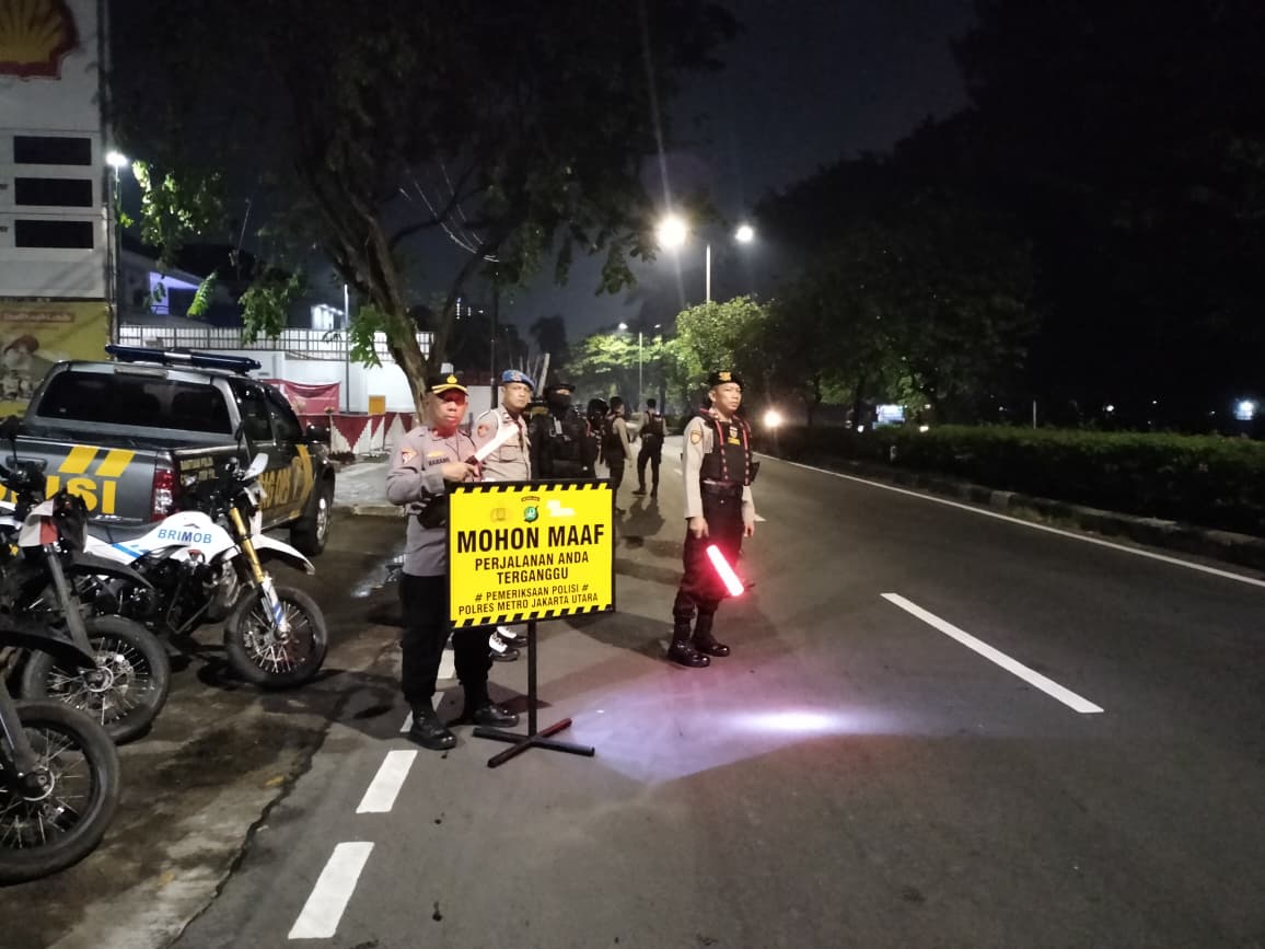 Polsek Kelapa Gading Gelar KRYD Malam Hari, Satu Pengguna Sabu Diamankan