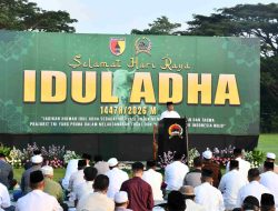 Hangat dan Penuh Kebersamaan, Danrem 083/Bdj Sholat Idul Adha Bersama Warga Malang Raya