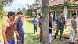 Melalui Komsos Babinsa Cikuya Ajak Warga Jaga Kebersihan