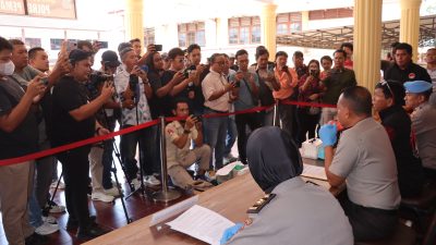Polres Pematangsiantar Konferensi Pers Hasil Akhir Ops Antik Toba Tahun 2026