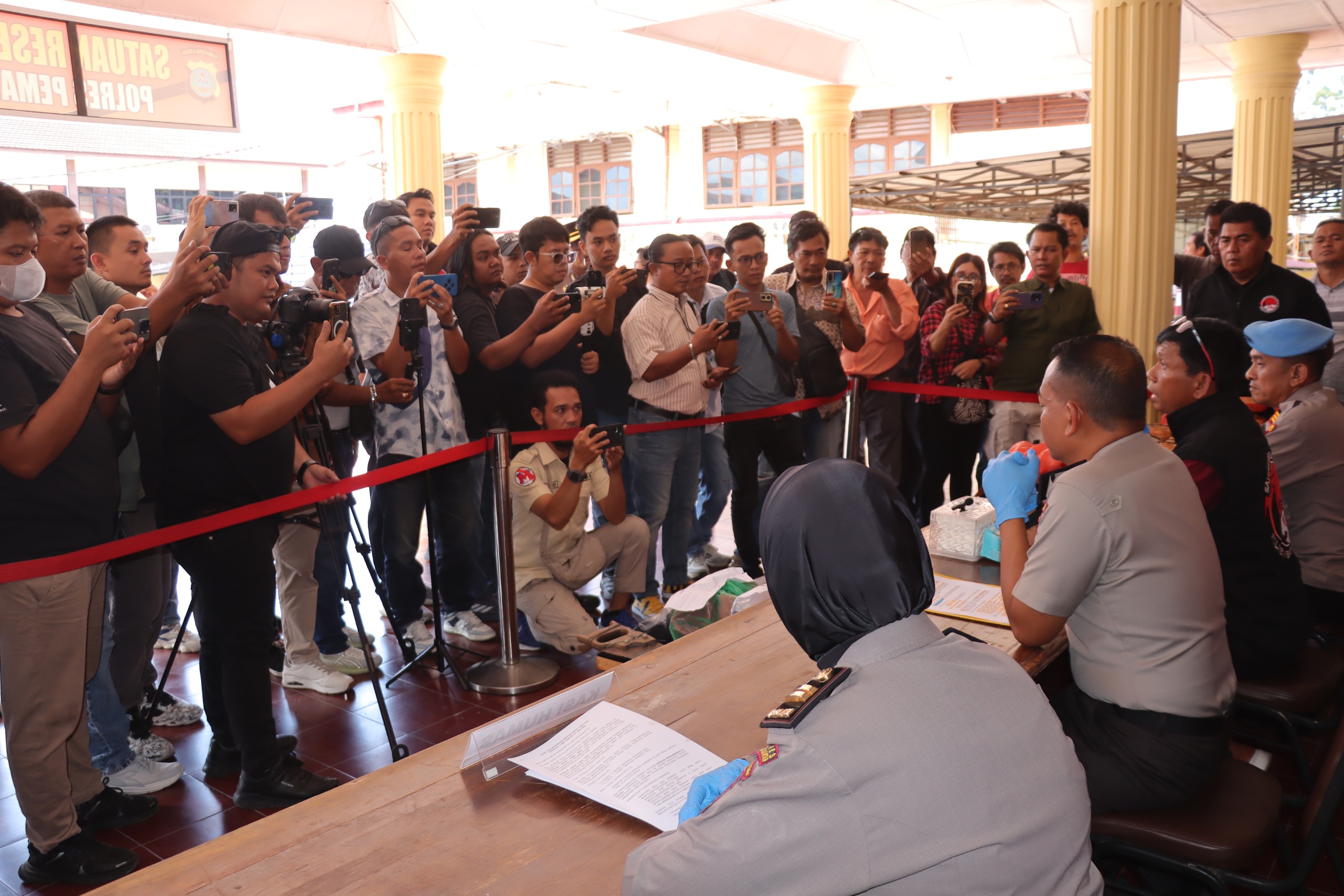 Polres Pematangsiantar Konferensi Pers Hasil Akhir Ops Antik Toba Tahun 2026