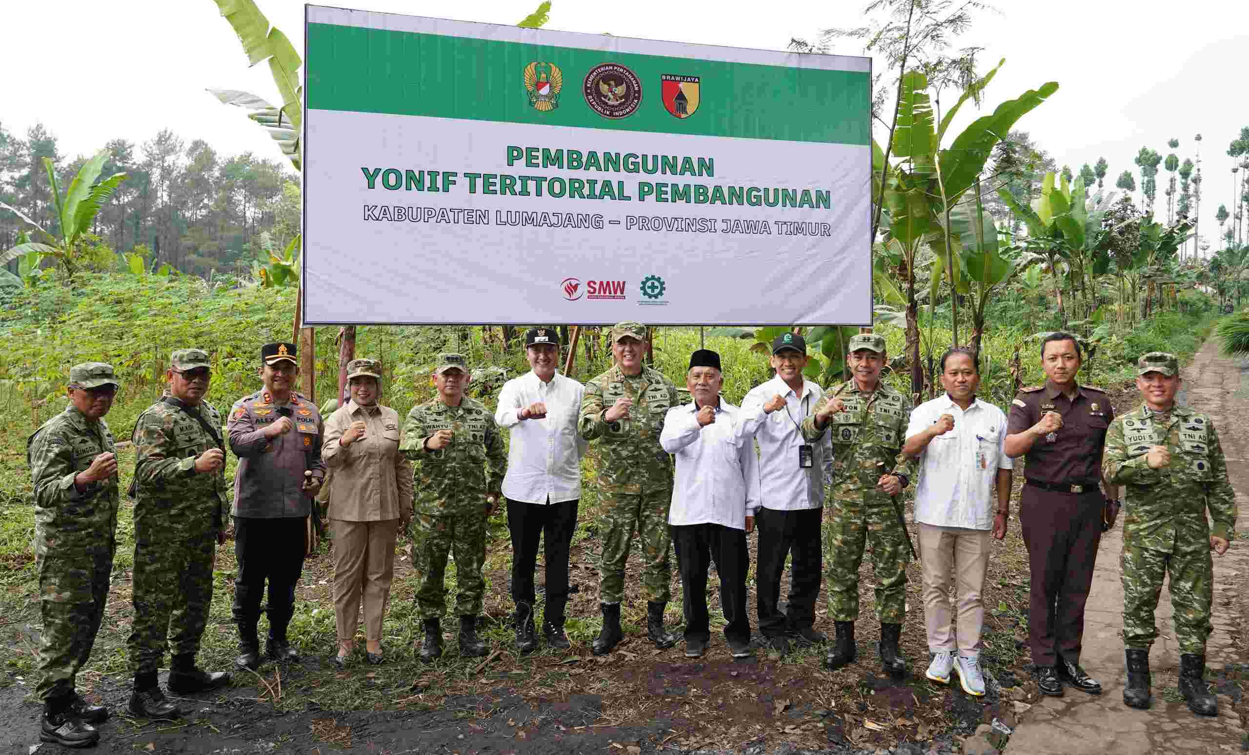 Danrem 083/Bdj: Yonif TP Lumajang Perkuat Pertahanan dan Dongkrak Ekonomi Masyarakat