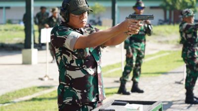 Danrem 084/Bhaskara Jaya Latihan Menembak Pistol, Pelihara Kemampuan Profesionalisne Prajurit