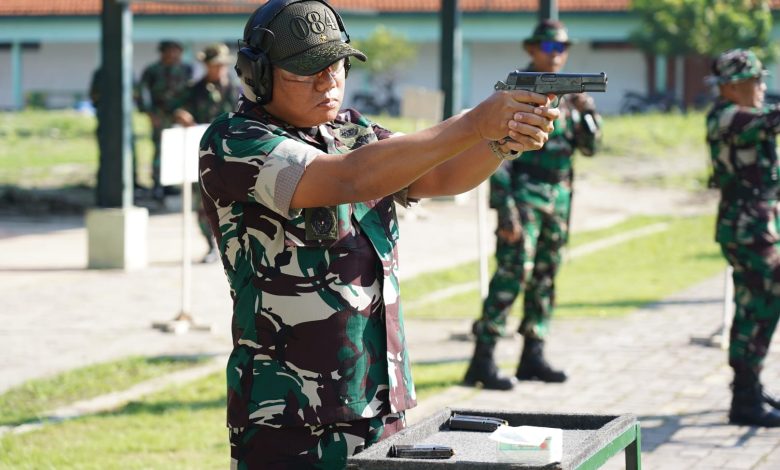 Danrem 084/Bhaskara Jaya Latihan Menembak Pistol, Pelihara Kemampuan Profesionalisne Prajurit